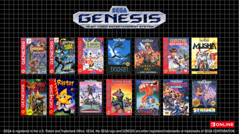 Switch sega genesis classics deals game list